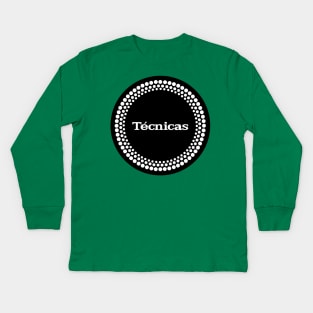 Technics Turntable Kids Long Sleeve T-Shirt